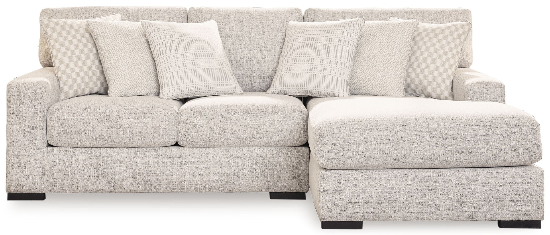 Larce - 2-Piece Sectional With Raf Corner Chaise - Stone
