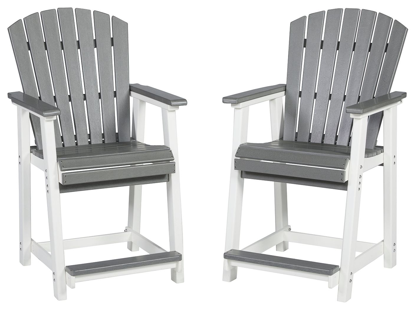 Transville - Barstool - Gray / White