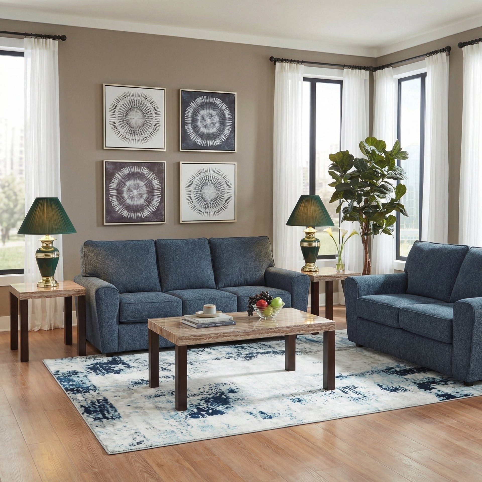 Twin Harbor 7-Piece Living Room Set