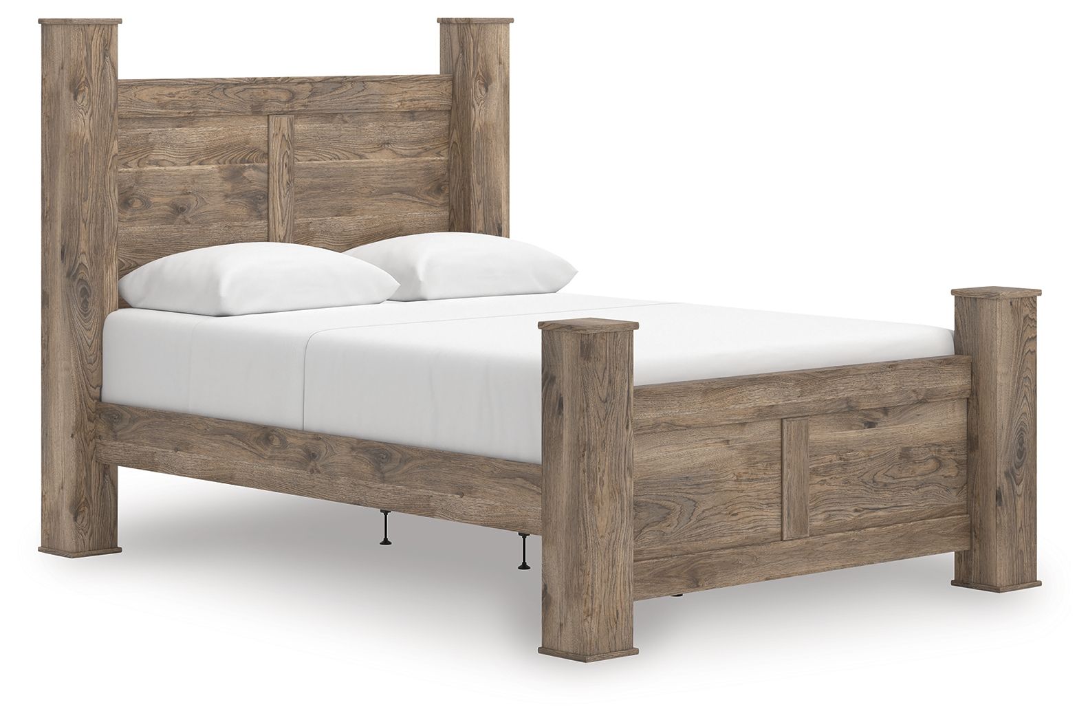 Keithland - Queen Poster Bed - Brown