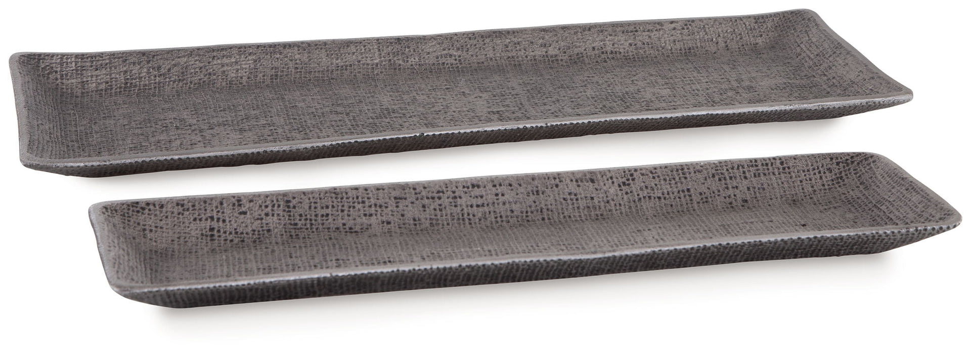 Garekton - Tray Set - Pewter Finish