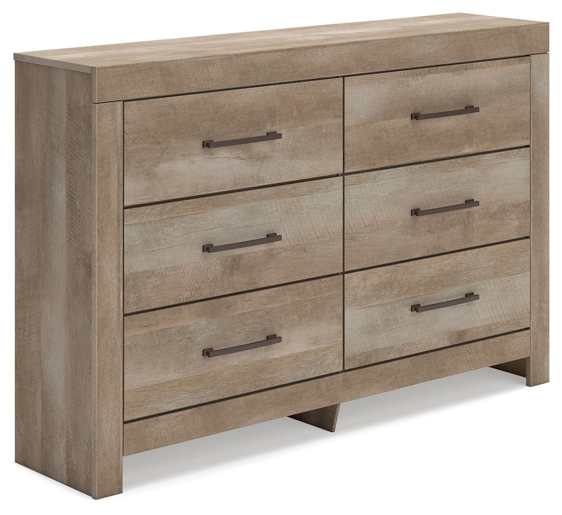 Gachester - Six Drawer Dresser - Tan