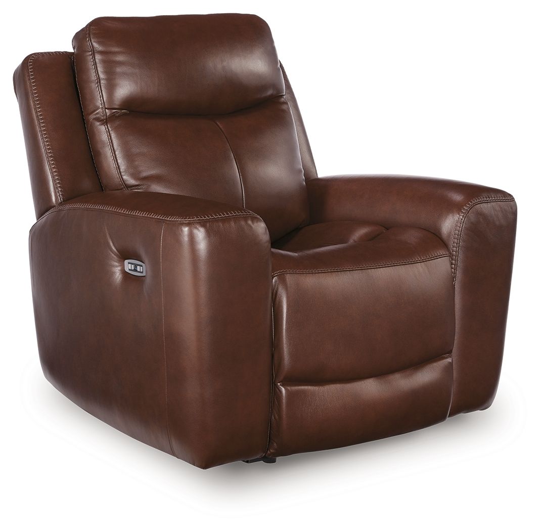 Momentum Moves - Power Recliner With Adjustable Headrest - Mahogany