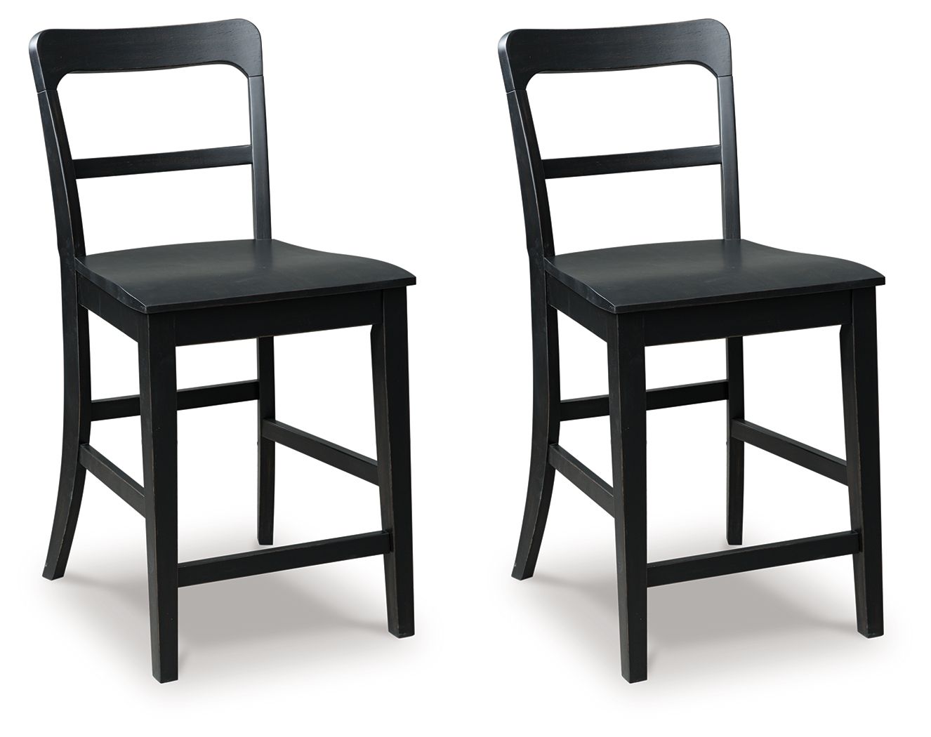 Chadworth - Barstool (Set of 2) - Black
