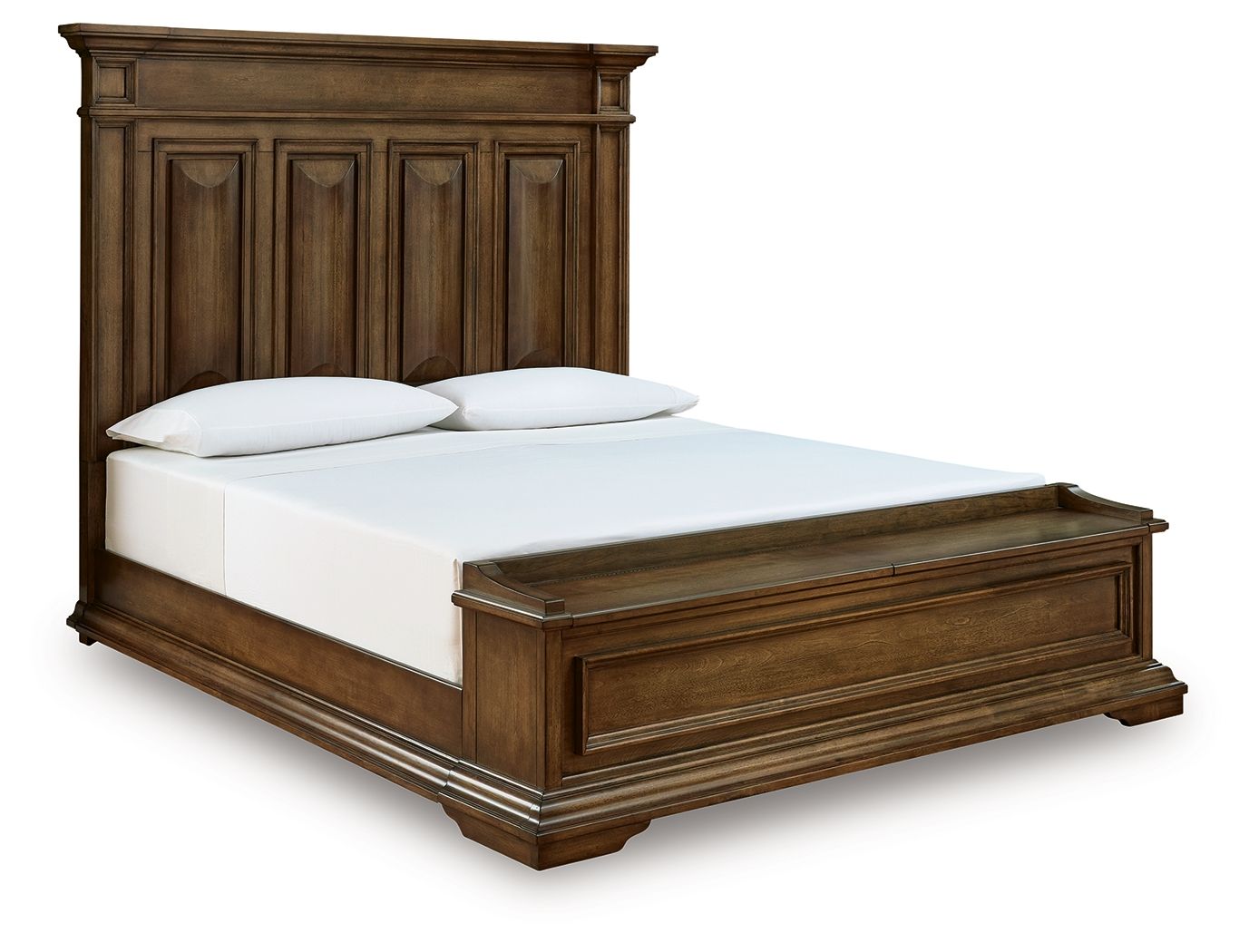 Channley - California King Panel Storage Bed - Brown