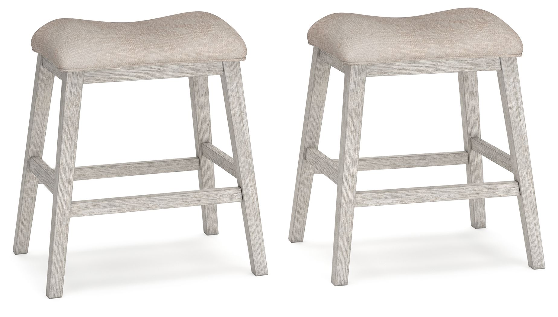 Skempton - Upholstered Stool - White