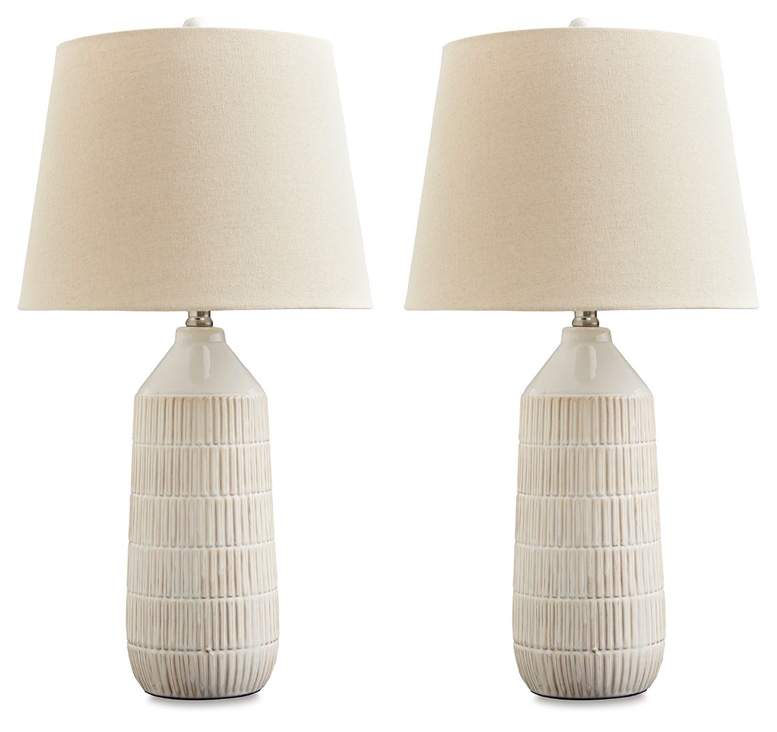 Willport - Ceramic Table Lamp - Off White