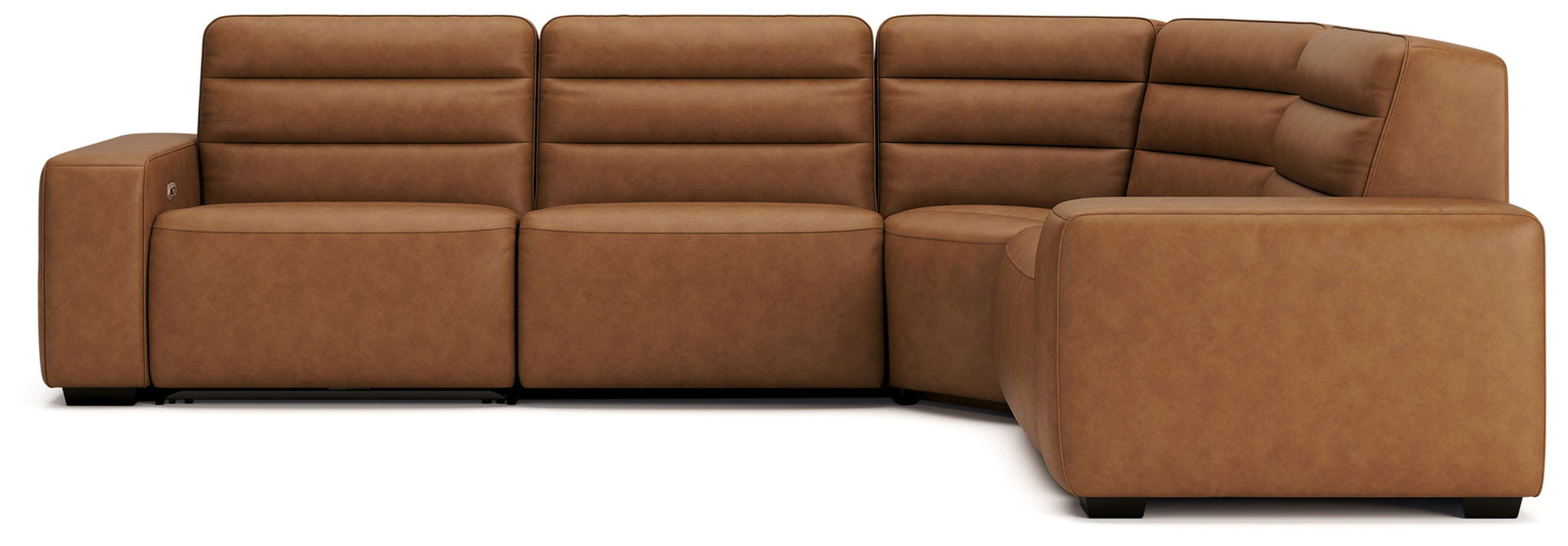 Modero - 4-Piece Power Reclining Sectional - Toffee