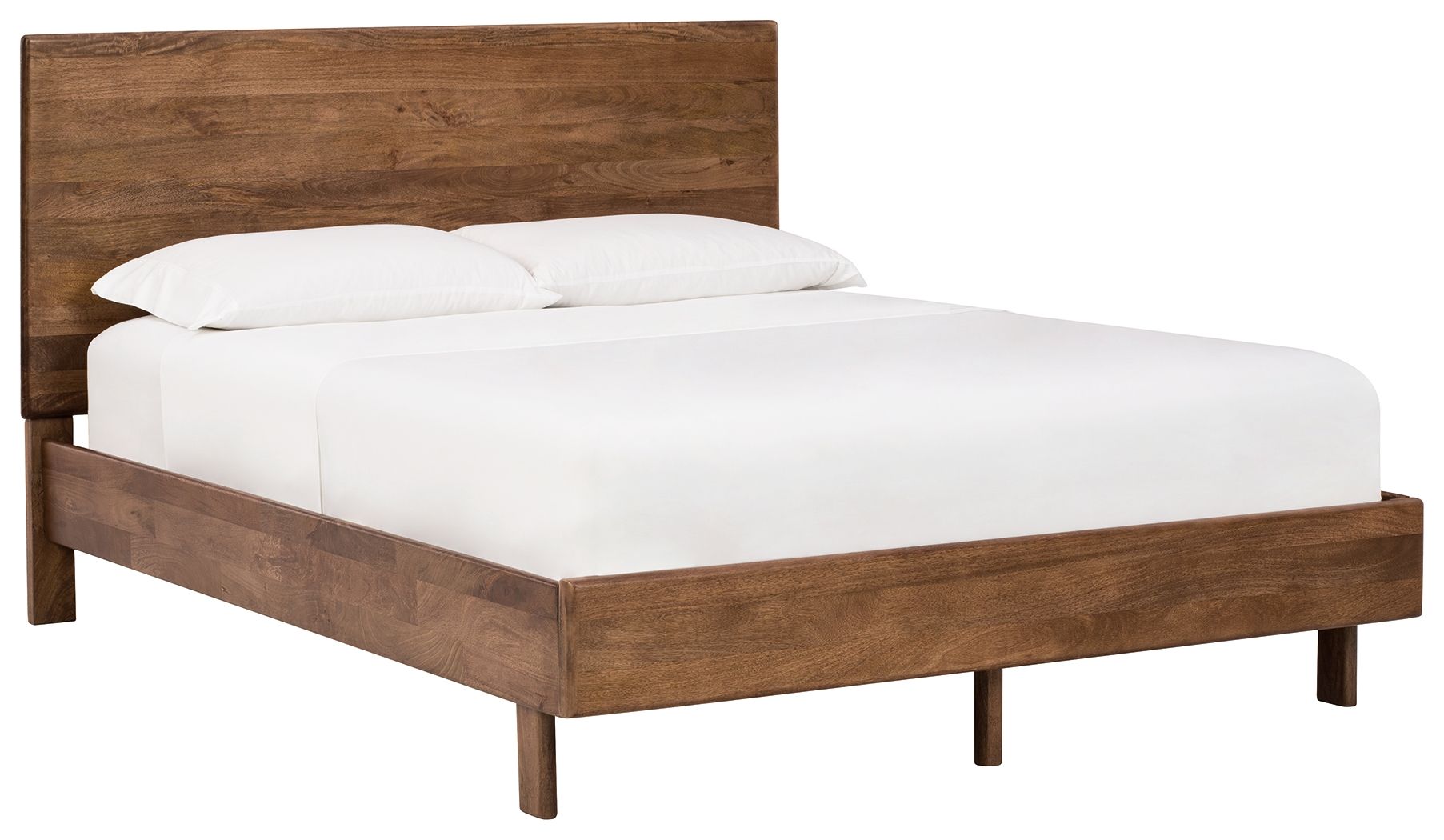 Isanti - King Panel Bed - Light Brown