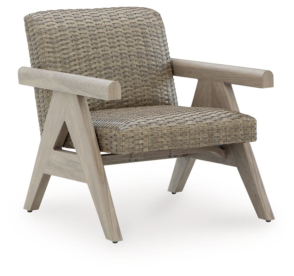 Carisbo - Rocking Lounge Chair - Beige