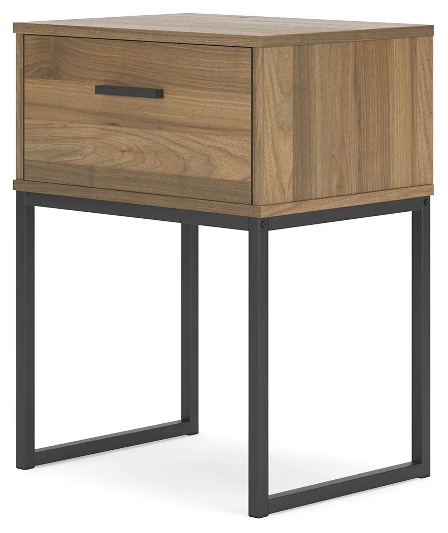 Deanlow One Drawer Night Stand - Honey