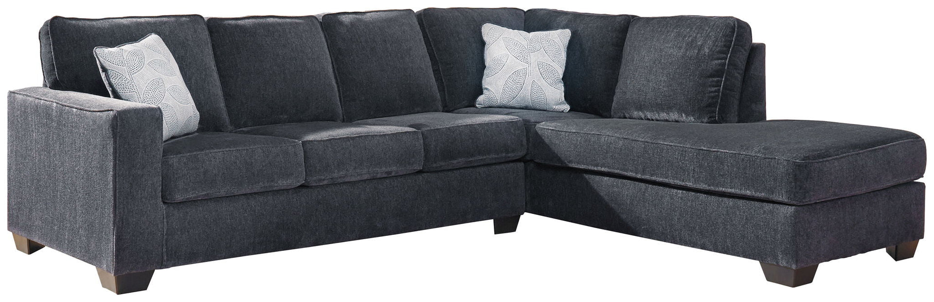 Altari - Right Arm Facing Chaise 2 Pc Sectional - Slate