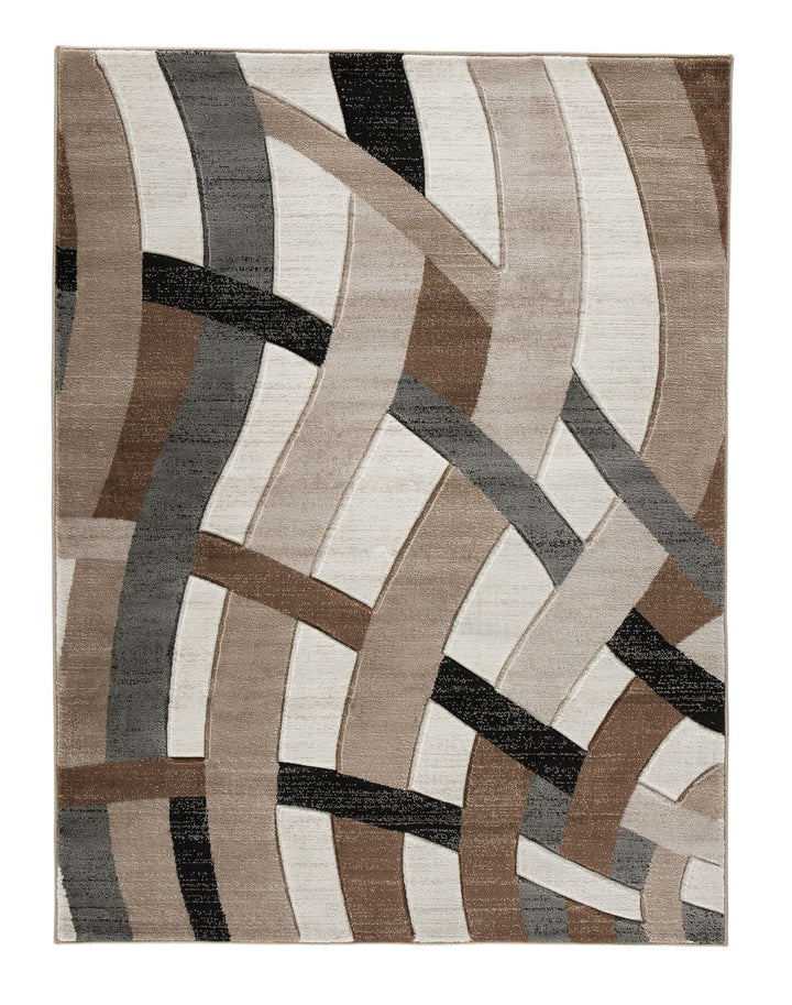 Jacinth Brown Large Rug - Ashley shop at  Furniture