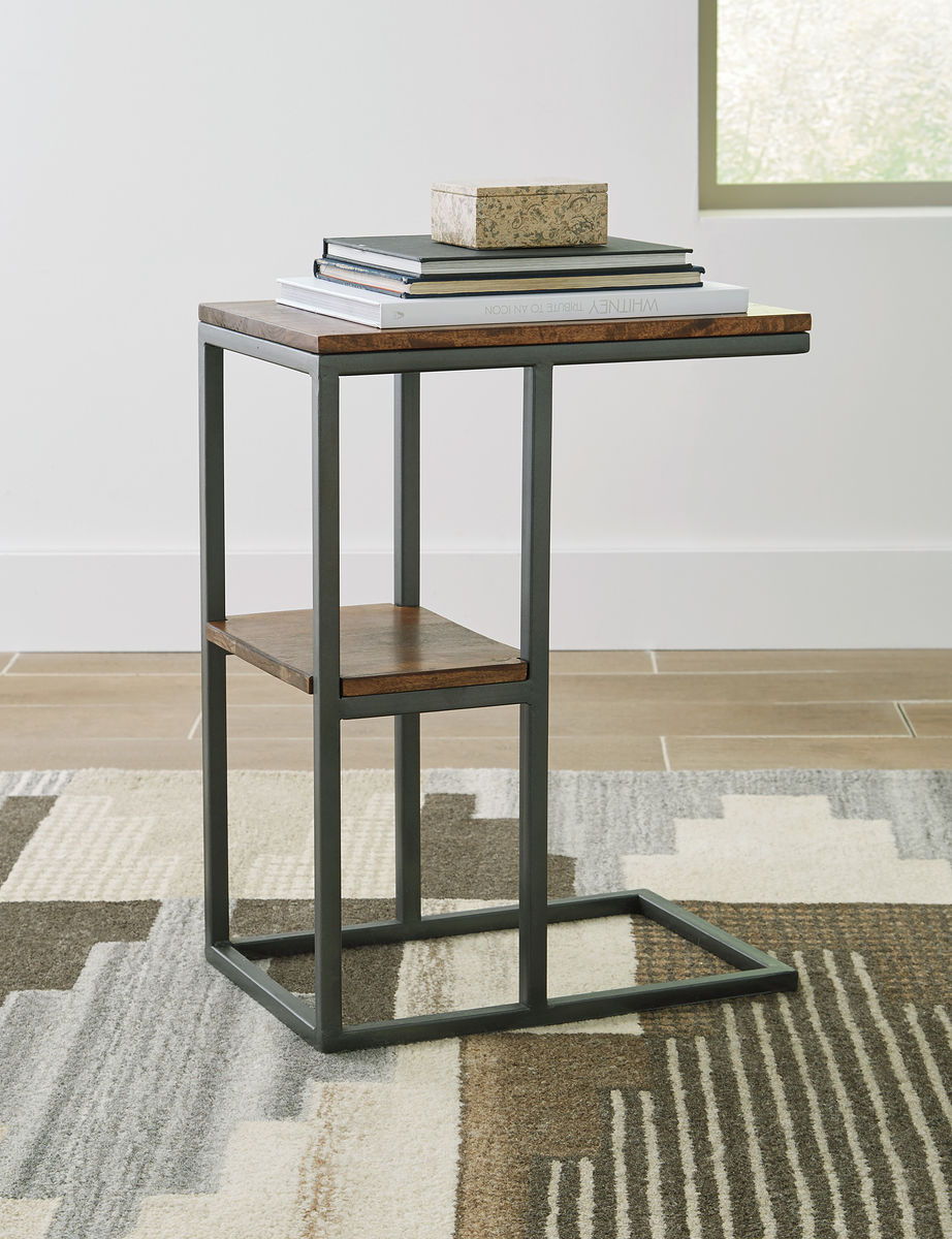 Forestmin Natural/Black Accent Table - Ashley shop at  Furniture